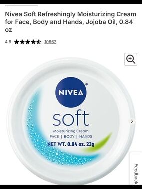 NIVEA Soft Moisturizing Cream - Lightweight Hydration 6.8oz.